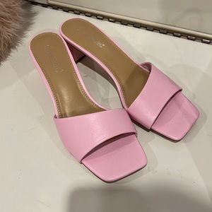 Pink heels